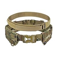 IDOGEAR Cintura Tattica Modulare - Cintura Militare Regolabile Con Set Interno/Esterno Per Outdoor E Airsoft - Foto 6
