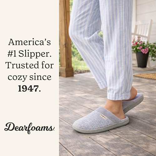 Image of Dearfoams Women's Samantha Knit Closed Toe Scuff Slipper
