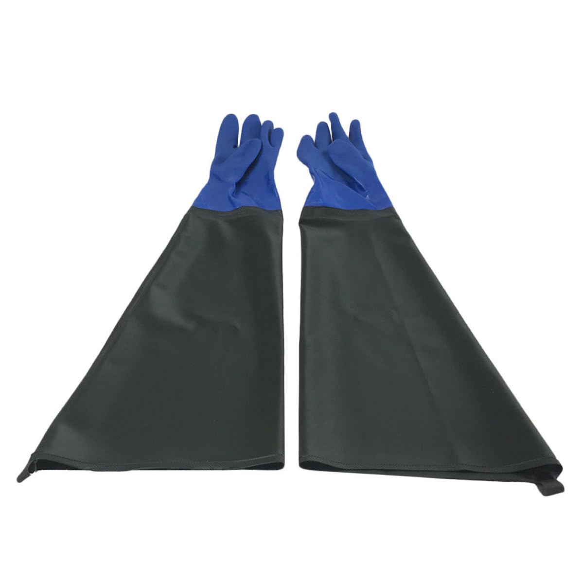 Guantes de PVC industriales para protección de manos en la construcción 8