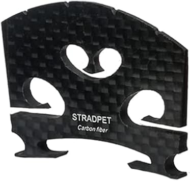 Carbon Fiber Bridge 2.0 with an unique acoustic structure & finished trimming for 4/4 violin