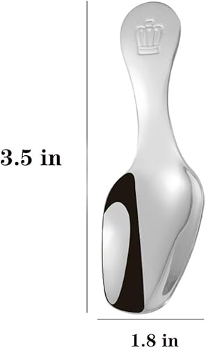 Miniatura 6 de 3 cucharas de postre de acero inoxidable, cucharas de mango corto, cucharas de café, cucharas de azúcar para tarros pequeños, azúcar, miel,