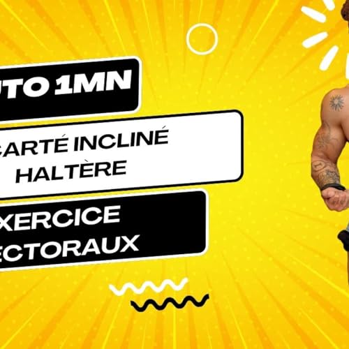 Renforcement des pectoraux : les &eacute;cart&eacute;s inclin&eacute;s aux halt&egrave;re Podcast Por  arte de portada