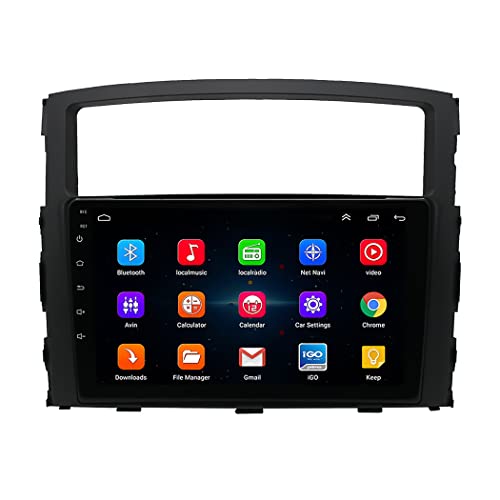 AIVYNA Bluetooth Car Auto Radio GPS Navigation, Android 11 Car Stereo Multimedia Player, Pantalla Táctil De 9", Adecuado para MITS-UBISHI Pajero 2008-2014(Size:4core 1.5Ghz WiFi 1+16G) Cover