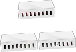Gatuida 3Pcs Carregador De Mesa Estação De Carregamento Estação De Carregamento De Mesa Estações De Carregamento De Telefone Celular Hub De Carregamento USB Estação De Carregamento USB