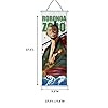 One Piece Zoro Anime Wall Scroll Poster – Japanese Manga Fabric Banner, Decorative Wall Art 27.5” L x 9.8” W - Image 2