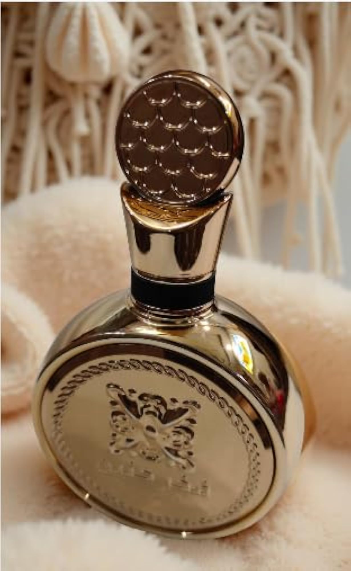 Fakhar Hunain Gold Unisex Perfume, Luxurious Fragrance