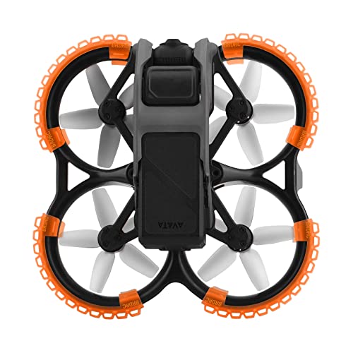 HeiyRC AVATA Propeller Guard Protector,Prop Bumper Anti-Collision Protective Cover for DJI AVATA Accessories(4PCS Orange)