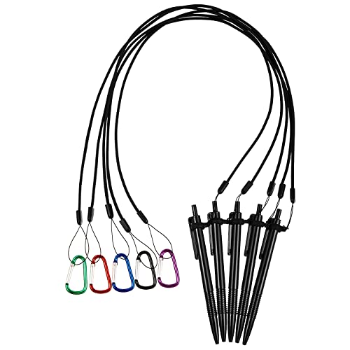 Laisse de stylo Lewtemi pour porte-bloc cordon 61 cm noir pour ne plus perdre vos fournitures