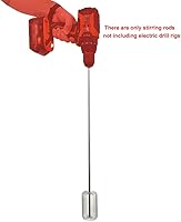 Vista 7 de Agitador/mezclador de taladro de acero inoxidable - Herramienta de cerveza casera con accionamiento hexagonal de 1/4 pulgadas (resistente)