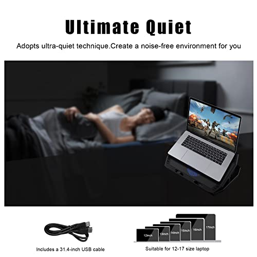 Laptop-Cooling-Pad-XINQIHAO-Laptop-Cooler-with-3-High-Performance-Quiet-Blue-LED-Fans-Smart-Button-Speed-Control-2-USB-Ports-Laptop-Cooling-Stand-with-7-Height-Adjustable-for-12-17-Inch-Laptops