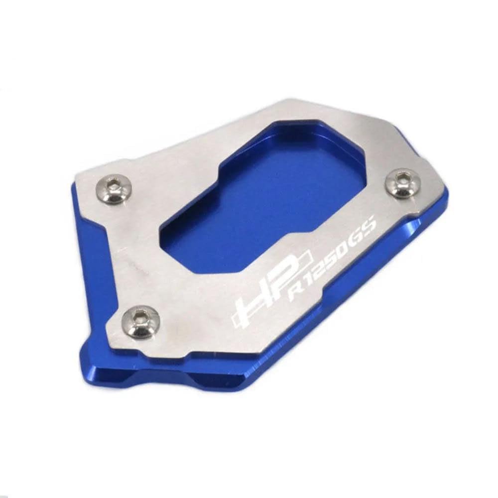 Éviter la chute R1250GS Rallye extension béquille sol meuble bleu