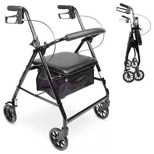 PEPE - Rollator, Rollator mit Sitz, Rollator Faltbar und Leicht, Rollatoren Leichtgewicht und Faltbar, Rollator Leicht Klappbar, Rollator Faltbar und mit Sitz, Höhenverstellbar. 3 PEPE - Rollator, Rollator mit Sitz, Rollator Faltbar und Leicht, Rollatoren Leichtgewicht und Faltbar, Rollator Leicht Klappbar, Rollator Faltbar und mit Sitz, Höhenverstellbar.