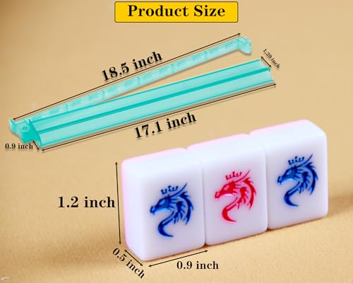 American Mahjong Set 166 Mahjong Tile Set miniatura 2