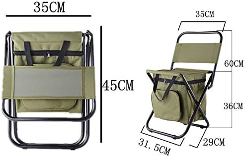 JSEIAJB Fishing Chair Movable Refrigerator Keep Warm Cold Portable Folding Beach Seat Camping Chairs Stool