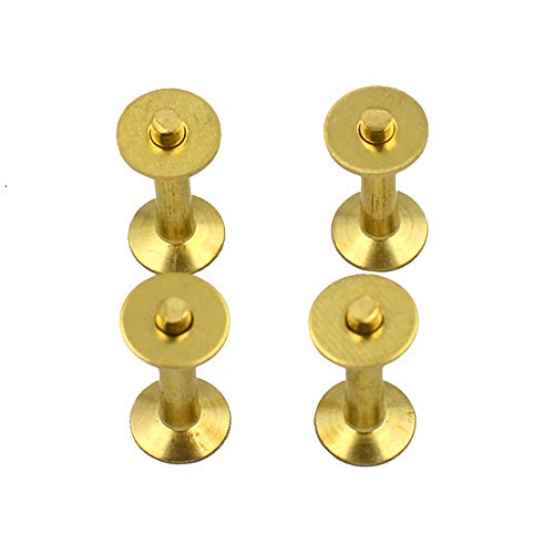 Dgol 50 Sets Solid Brass #12 Size 12 Copper Burrs Rivets Washers 3/4 Inch (19Mm) Long #TOP1