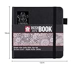Sakura blok dibujo/cuaderno 12 x 12 cm 80 páginas papel blanco crema 140 g (94140002)