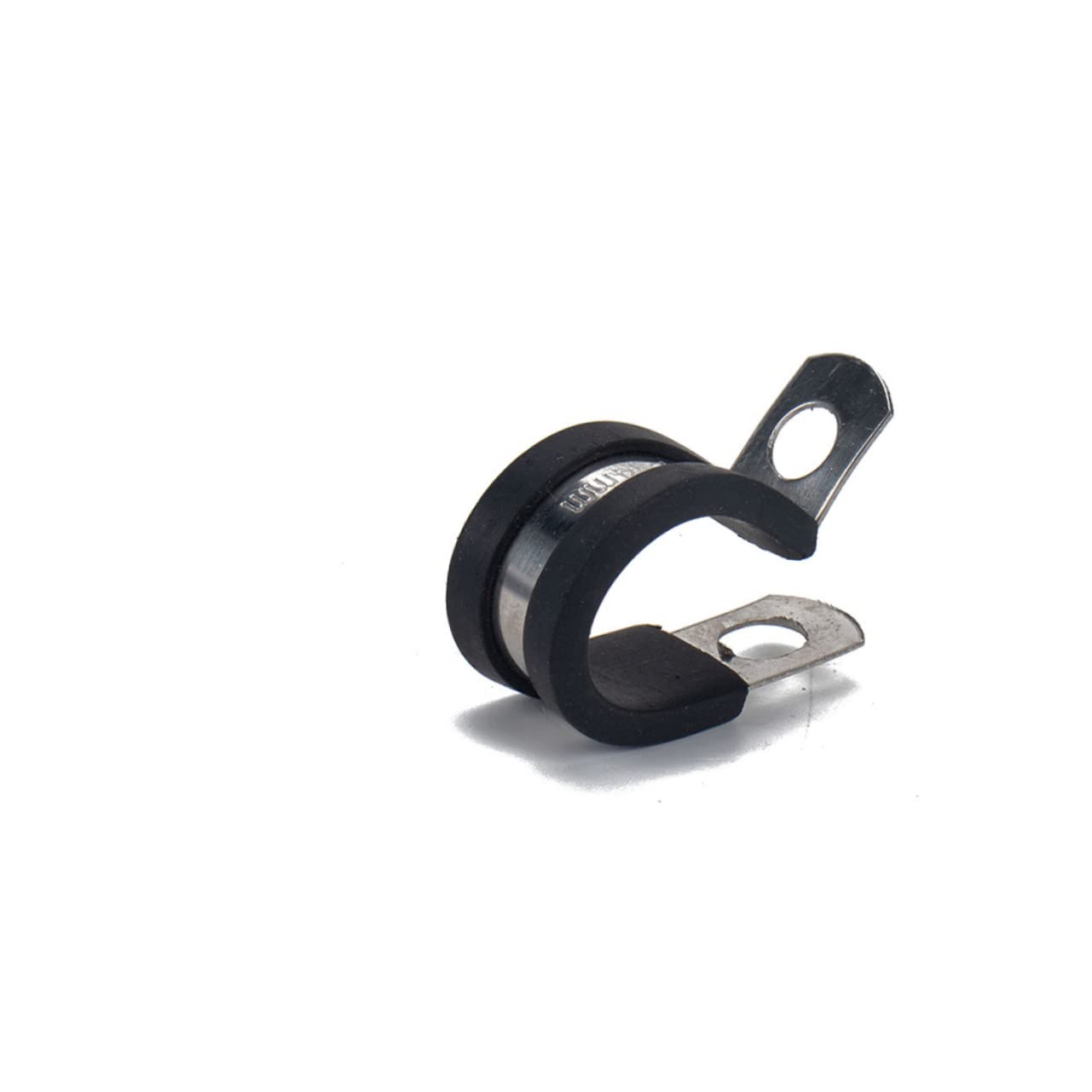 Gadpiparty 45pièces Collier de Serrage Caoutchouc pour Câble Collier de Serrage Forme de R pour Tuyau Clip de Câble Acier Inoxydable pour Tuyau Clip de Tube