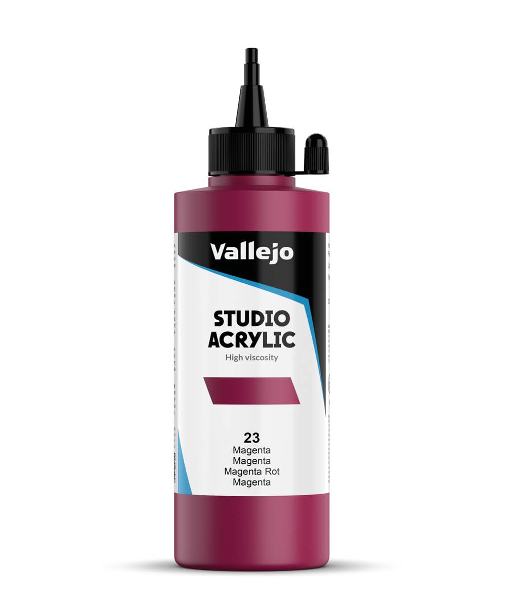 Vallejo Magenta : Studio Acrylic Paint : 200Ml :