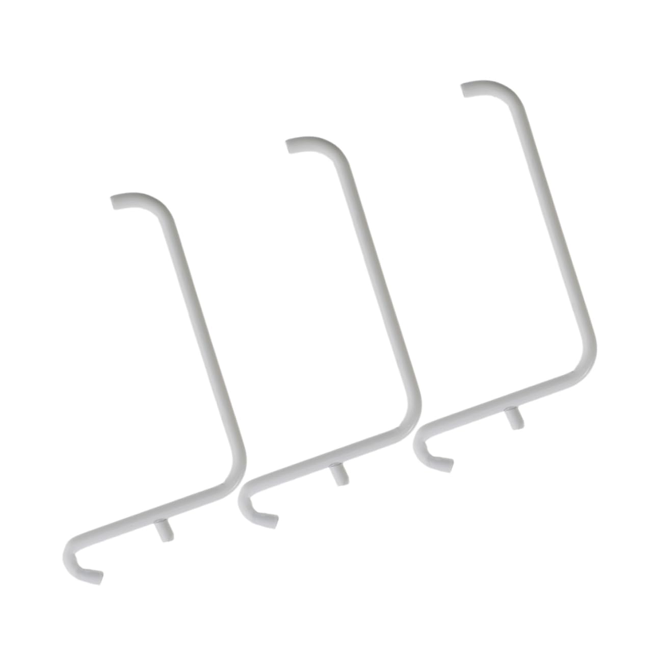 Yardenfun Ol Organizer Hooks 3pcs Heavy Duty Iron Pegboard Brackets for Desk Garage Jewelry Storage