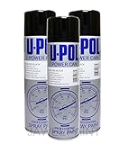 U-POL Car Paint Power Can Gloss Black 3 x 500 ml Aerosols Spray Cans