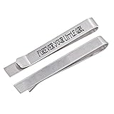 Paris Selection Secret Message Tie Bar Forever Your Little Girl Tie Clip for Father