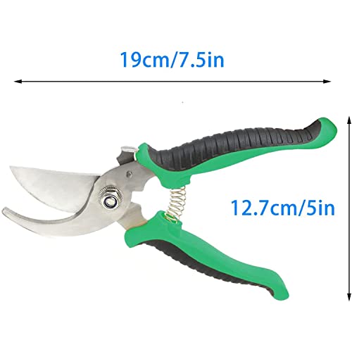 Trimmers Secateurs Hand, Professionele Secateurs, Sharp Bypass Tree Trimmers for Branches Flowers Fruit Planten Bonsai… - Afbeelding 7