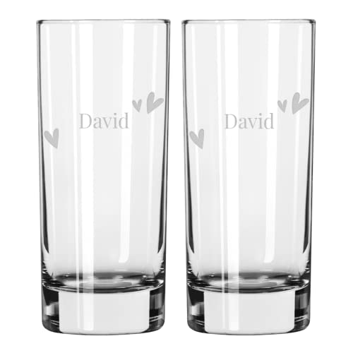 your surprise Verre à Ricard Pastis avec prénom ou message - Verre personnalisé de 29cl avec texte gravé (2 Pièces)