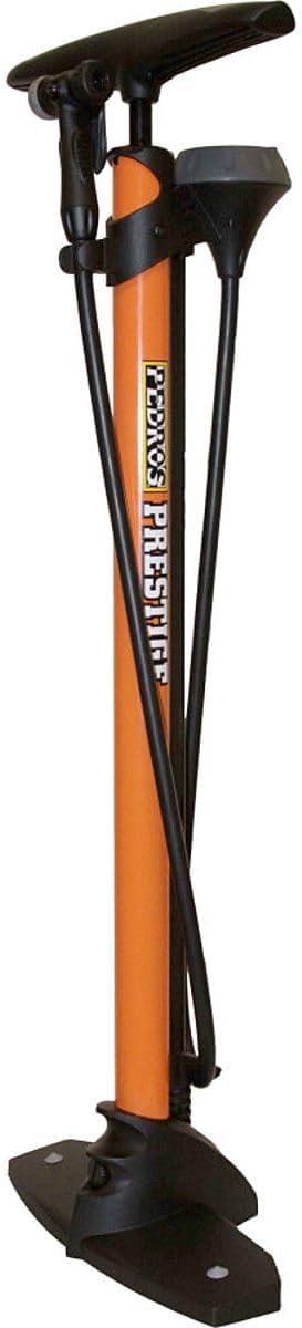 Pedros Prestige Floor Pump Orange