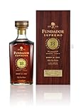 Fundador Supremo 18 Oloroso Sherry Cask Brandy 1ltr | The Legacy of 150 Years of Craftsmanship | 1L Premium Spanish Brandy | Smooth, Fruity and Velvety | 40% vol