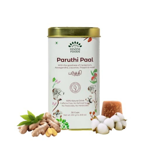 Image of The Divine Foods Combo - Paruthi Paal (Cotton Seed Instant Latte Mix) + Natural ABC Latte Milk Mix (Apple + Beetroot + Carrot) | Nutrient-Rich | Vegan | Natural | No Preservatives - 500 Gms