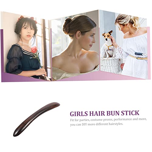 Pièces à cheveux pour chignons stables avec double pointe légère - 4