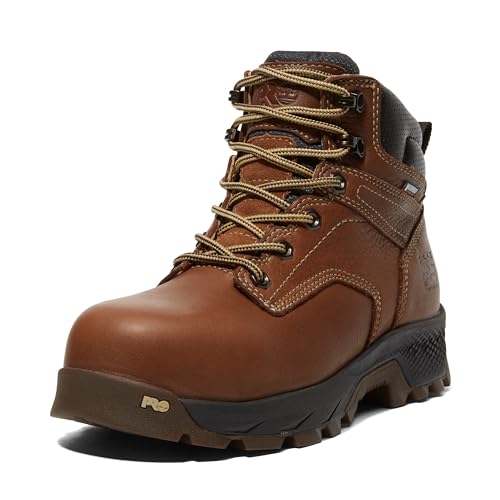 Timberland PRO Timberland PRO Women's TiTAN EV 6 Inch Composite Safety Toe Waterproof Industrial Work Boot, Brown-2024 NEW, 8 M US