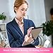 HAUTOCO 2 Pack 8.5 x 11 Legal Pads Pink Wide Ruled Notepads Perforated Writing Pads, 30 Sheets Per Notepad, 3-Hole Punched Paper, Writing Note Pads for School, Home, Office, Business