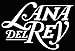 White Lana Del Rey Sticker