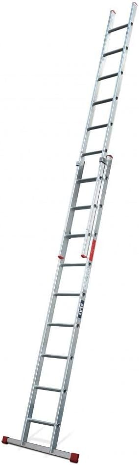 Lyte NBD235 2 Section Diy Ladder (en131-2) 3.3metre Closed -5.58metre Open (11 Rung)
