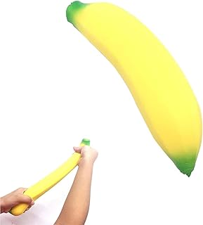 لعبة موز إسفنجية صفراء لتزيين الموز، لعبة ضغط مضادة للتوتر، قابلة للتمدد، لتخفيف التوتر، ديكور ضغط فدجيت للبالغين، عناصر مزيفة للحفلات، ألعاب ضغط لمكافحة الإجهاد