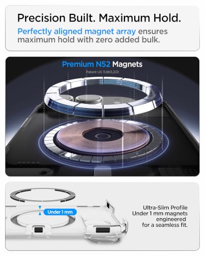 Image of Spigen Ultra Hybrid Pro MagFit Case for iPhone Duo Fold /Ultra, Clear White
