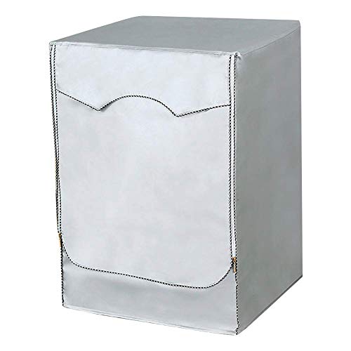 Wuudi Funda para Lavadora, Cubierta de Lavadora para Proteger el Lavadora contra el Viento, la Lluvia y el Sol.