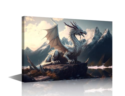 Toile murale contemporaine salon et bureau 91x61 cm prête à être accrochée
