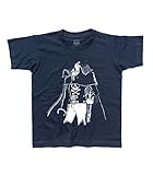 3stylershop – Camiseta de niño Capitan Harlock – Su Calavera es una Bandera Que Quiere Decir Libertad Turquesa 9/11 Años