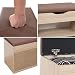 RICOO WM032-ES-B Banco Zapatero 60x42x30cm Armario Interior con Asiento Organizador Zapatos Mueble...