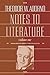 Notes to Literature, Volume 1