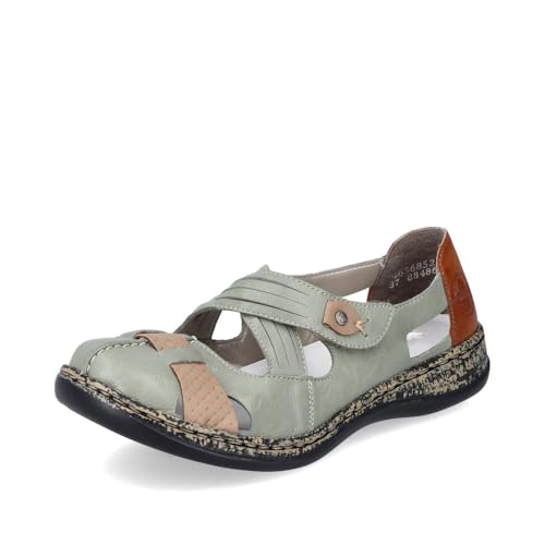 Chaussures basses avec velcro Rieker femme souples et légères