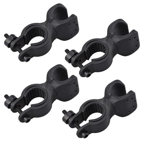 Soporte Universal Para Bastón De Andador, Silla De Ruedas - Accesorio Práctico Para Muletas, 4 Piezas, Adecuado Para Sillas De Ruedas, Andadores, Scooters Eléctricos, Scooters De Rodilla, Etc.