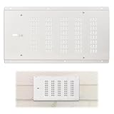 Foundation Vent Cover for Crawl Space,Crawl Space Vent Cover for Garage Attic Home Improvement,Fits 16'x8' Rough Opening,Outdoor Foundation Air Wall Vent with Damper&Screen to Reduce Moisture,White