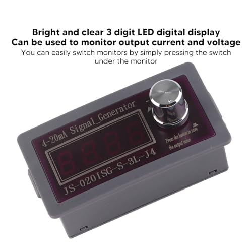 4-20 MA Signalgenerator Stromspannung Analoger Simulator 4-stellige Anzeige DROK Einstellbarer Signalgenerator für SPS-Panel-Debugging
