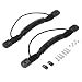 Hipiwe 2 Pcs Side Mount Carry Handles W/paddle Park Bungee Hardware and J Hooks with Screws kayak handles
