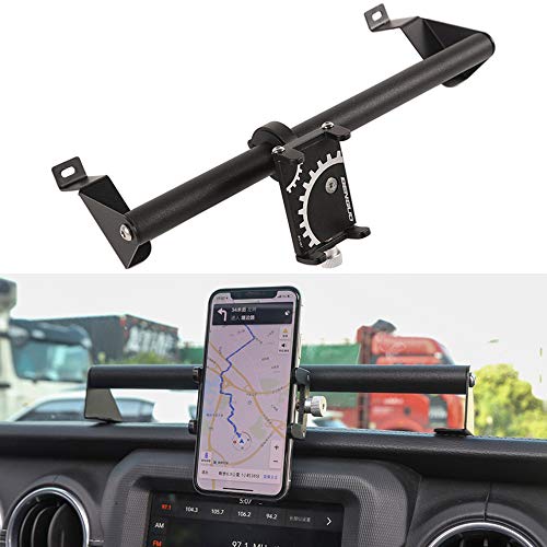 0*0様 ジープ JLラングラーアズト便利グッズとスマホホルダーとナンバー盗難防 スマートフォンホルダースタンド ジープ ラングラー JL 2018