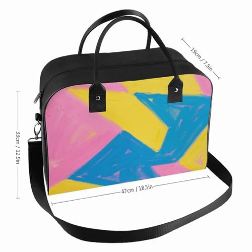 Travel Bag Lightweight Overnight Bag Portable Red Cliffs & Vistas Print Tote Bag For Women And Men2