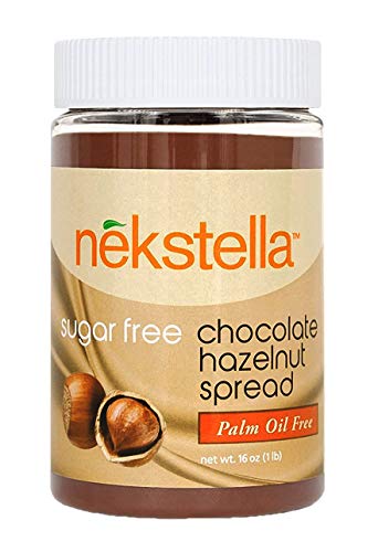 Nekstella Classic - Sugar Free Low Carb Natural Chocolate Hazelnut Spread - Palm Oil Free 16 oz jar